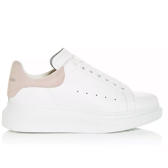 Alexander McQueen Women's Oversized Suede
Heel Detail Sneakers - Picture 8 of 15